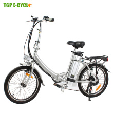 CE EN15194 2017 Venta caliente Pequeña bicicleta eléctrica plegable plegable e bike 20 pulgadas
